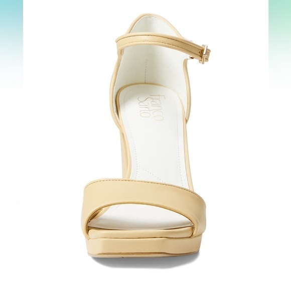 Franco Sarto Dima Cream Sandal Heels - Picture 3 of 15